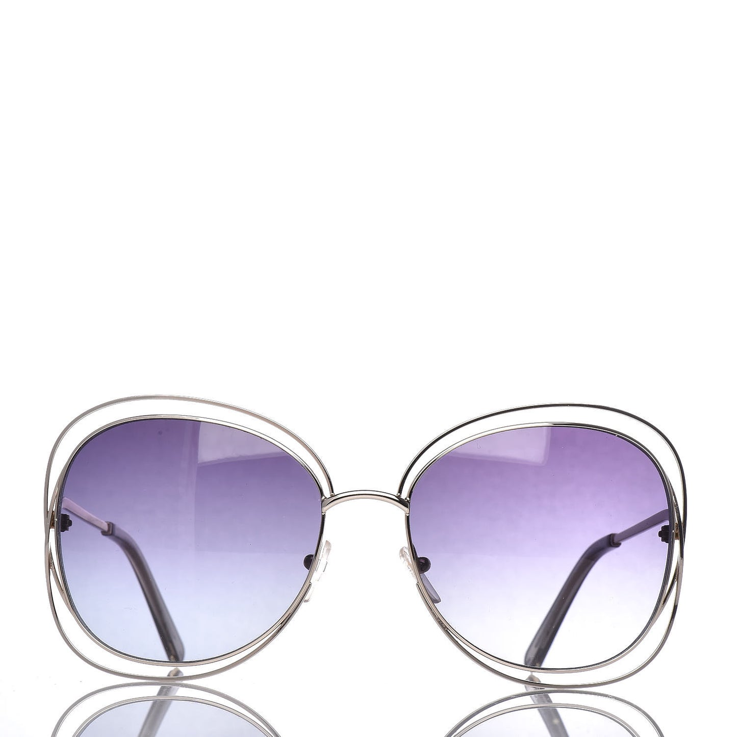 Oversize Round Carlina Sunglasses CE119S Gold