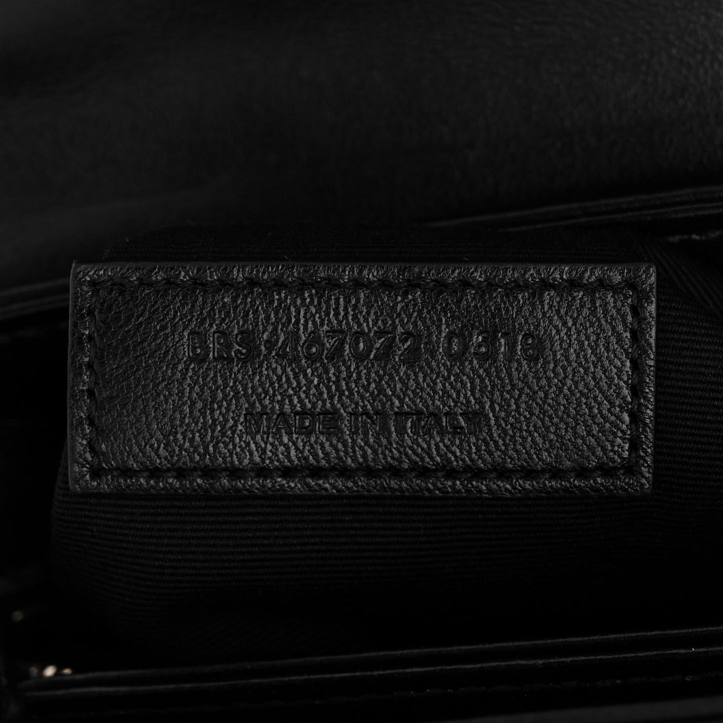Calfskin Y Quilted Monogram Toy Loulou Crossbody Bag Black