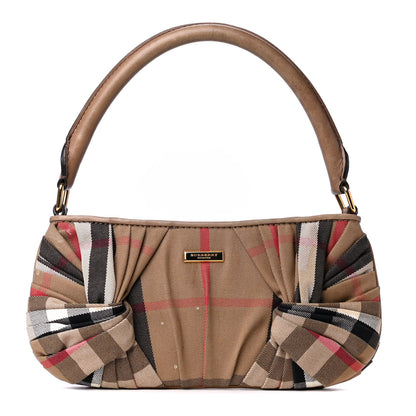 Burberry House Check Small Shoulder Bag Brown 1 of 4