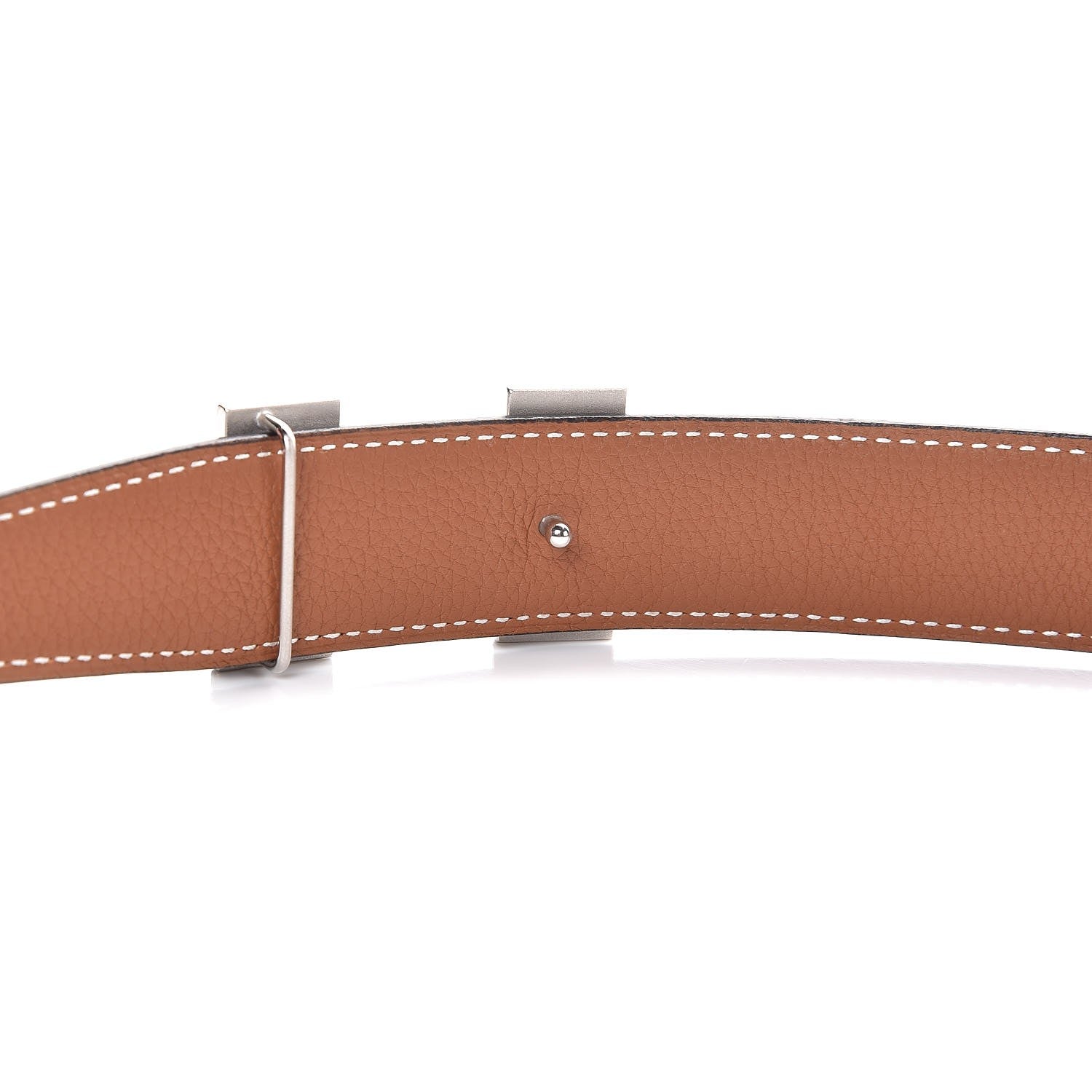 Hermes Box Togo 32mm Guilloche H Belt 90 Black Gold 7 of 9