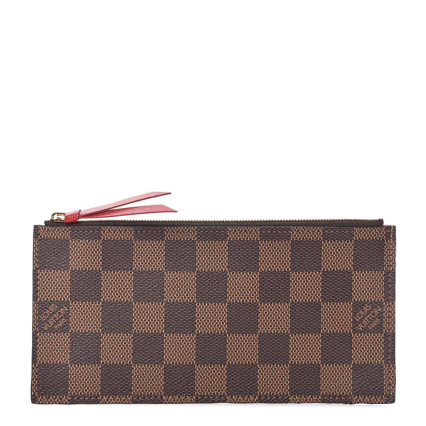 Damier Ebene Felicie Chain Wallet Zippered Insert