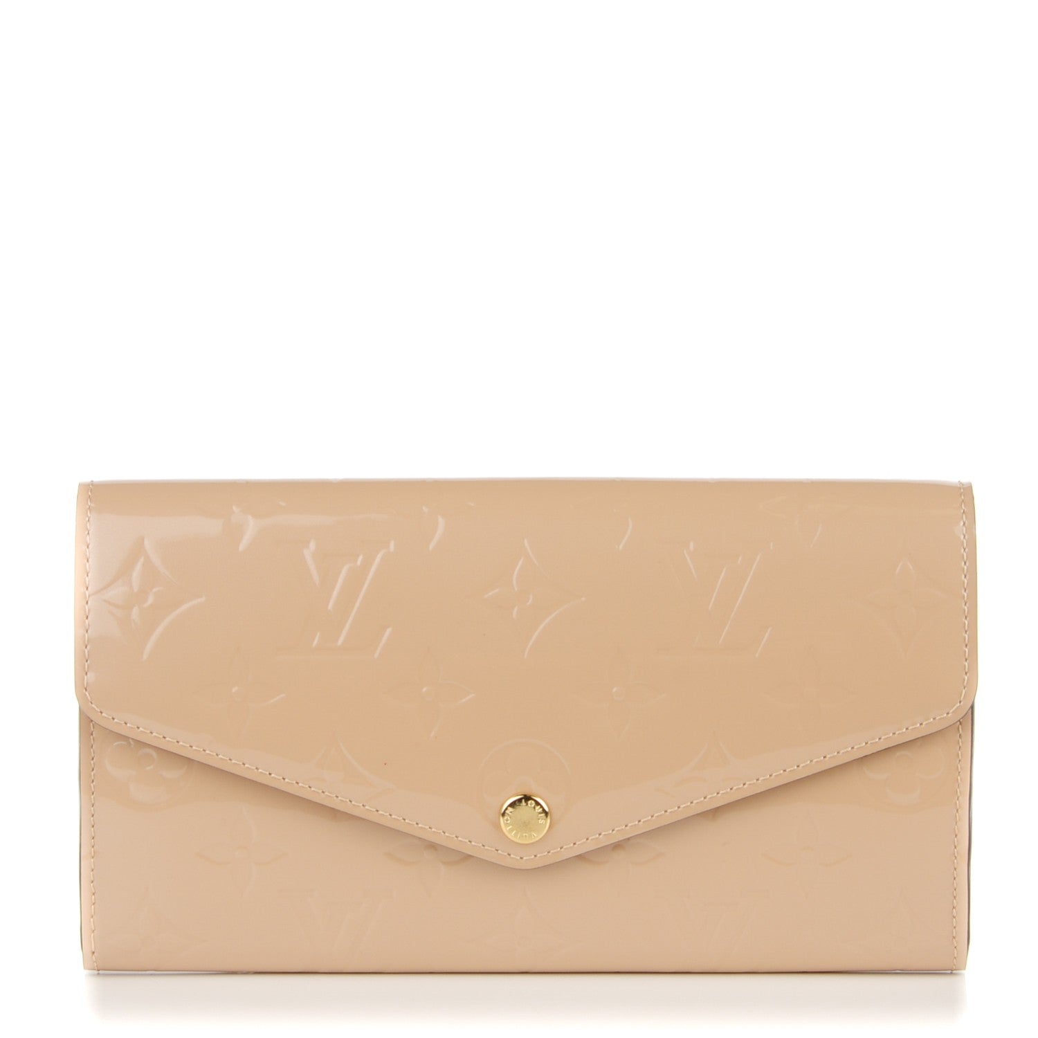 Louis Vuitton Vernis Sarah Wallet NM Dune 1 of 7