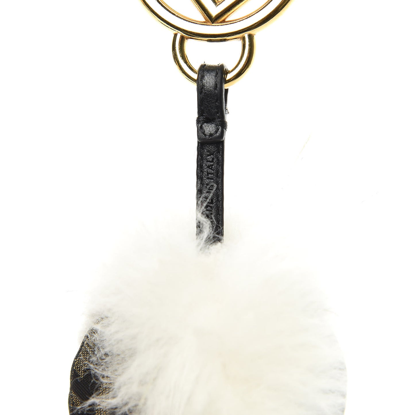 Zucca Fox Fur F is Space Monkey Bag Charm Multicolor