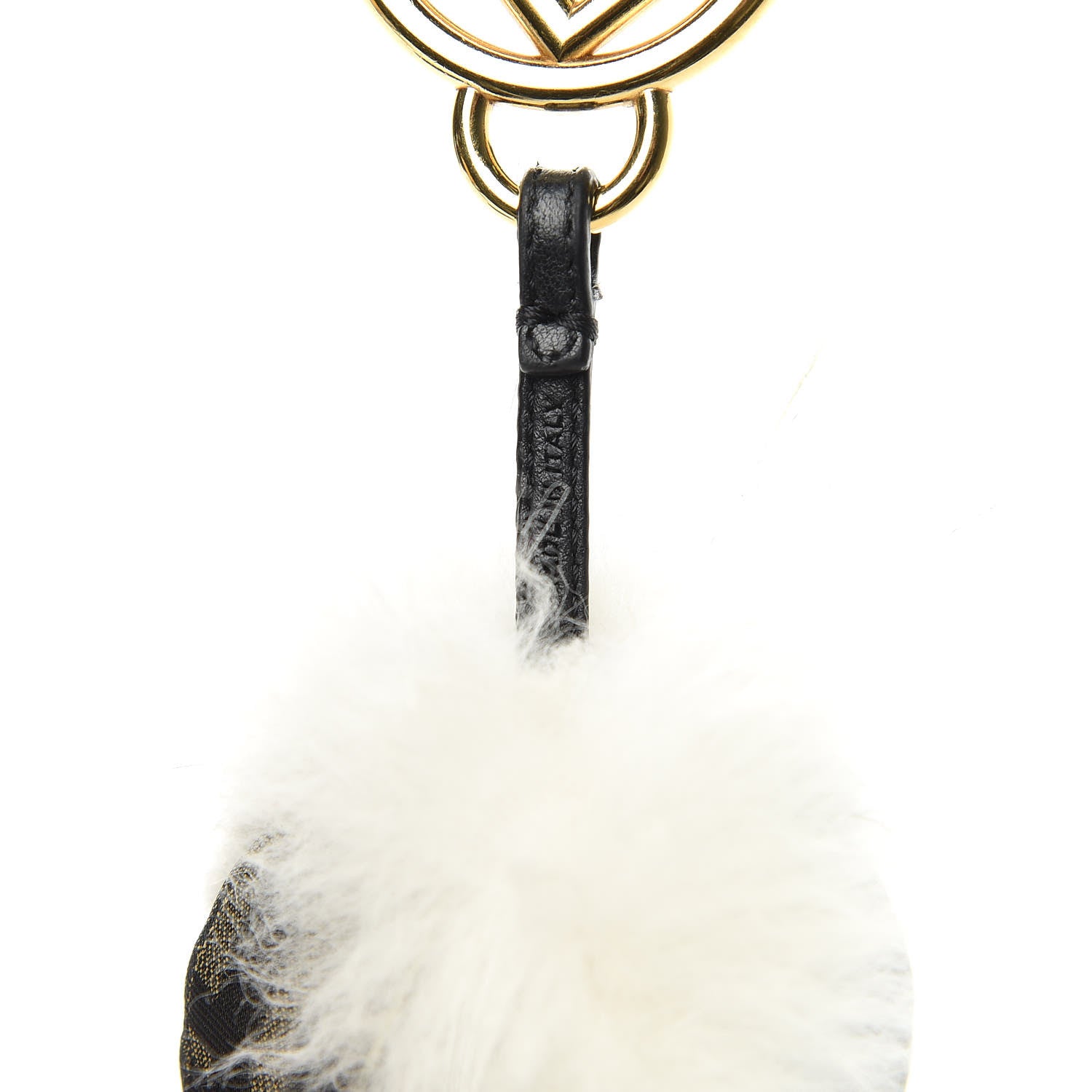 Fendi Zucca Fox Fur F is Space Monkey Bag Charm Multicolor 3 of 4