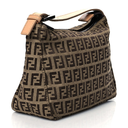 Fendi Zucchino Mini Pochette Beige 3 of 10