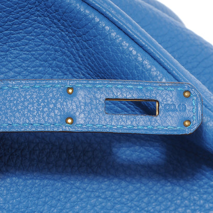 Hermes Taurillon Clemence Birkin 35 Mykonos 8 of 10