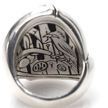 John Hardy Sterling Silver Bamboo Twist Ring 53 6.25 5 of 5