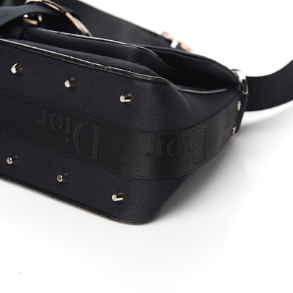 Christian Dior Silk Jersey Crystal Hardcore Clutch Black 9 of 10