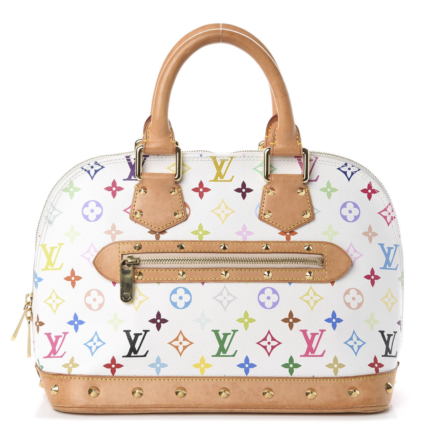Louis Vuitton Monogram Multicolor Alma White 1 of 8