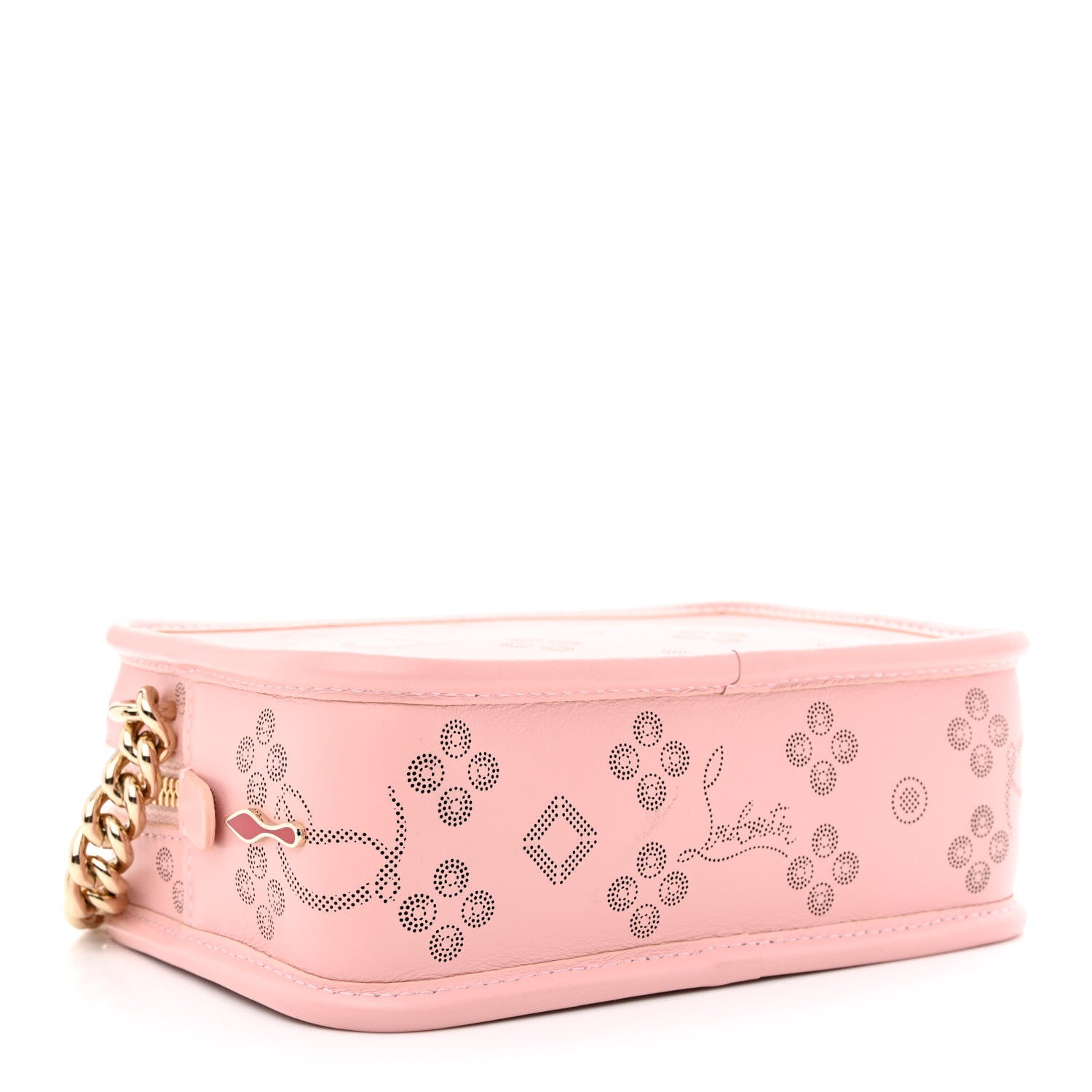 Christian Louboutin Calfskin Small Radioloubi Rosy 4 of 9