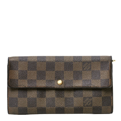 Louis Vuitton Damier Ebene Sarah Wallet 1 of 6