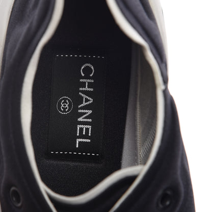Chanel Lycra Womens CC Sneakers 40 Black 8 of 11