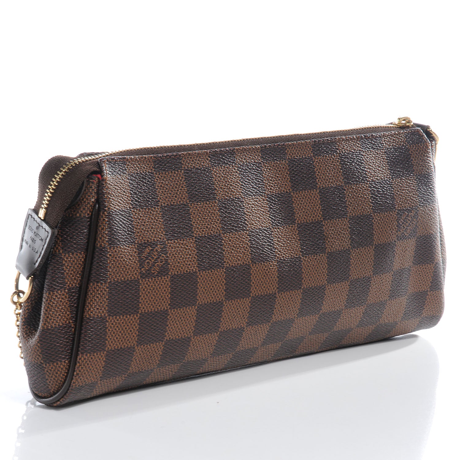 Louis Vuitton Damier Ebene Eva Clutch 3 of 8
