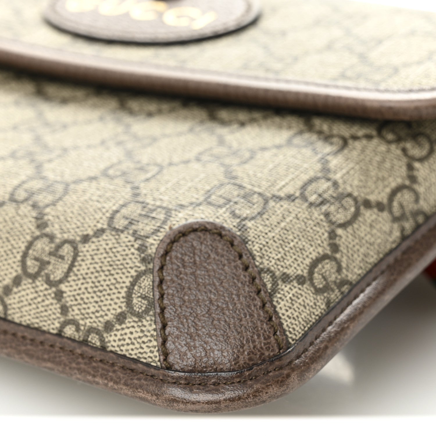 Gucci GG Supreme Monogram Neo Vintage Web Belt Bag Brown 11 of 13