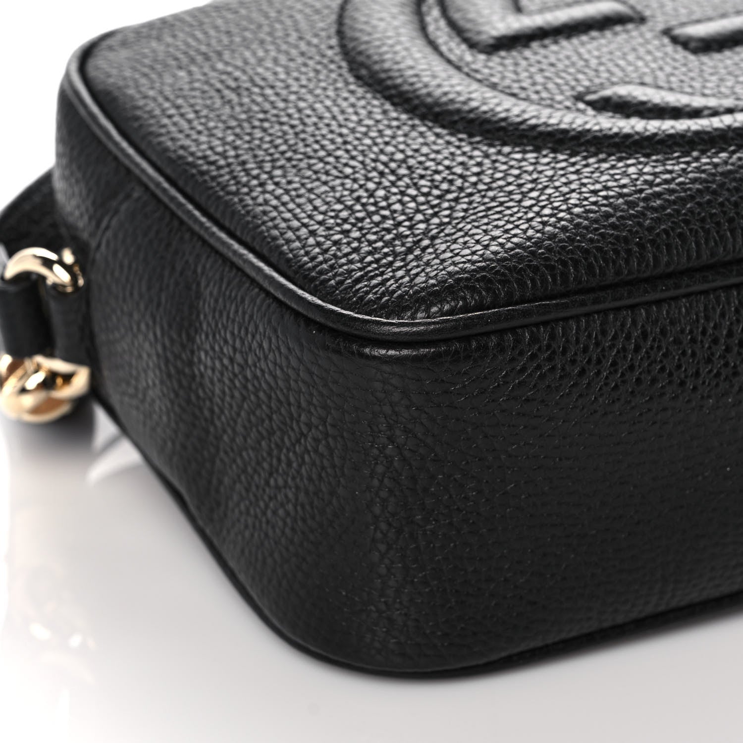 Gucci Pebbled Calfskin Small Soho Disco Bag Black 8 of 10