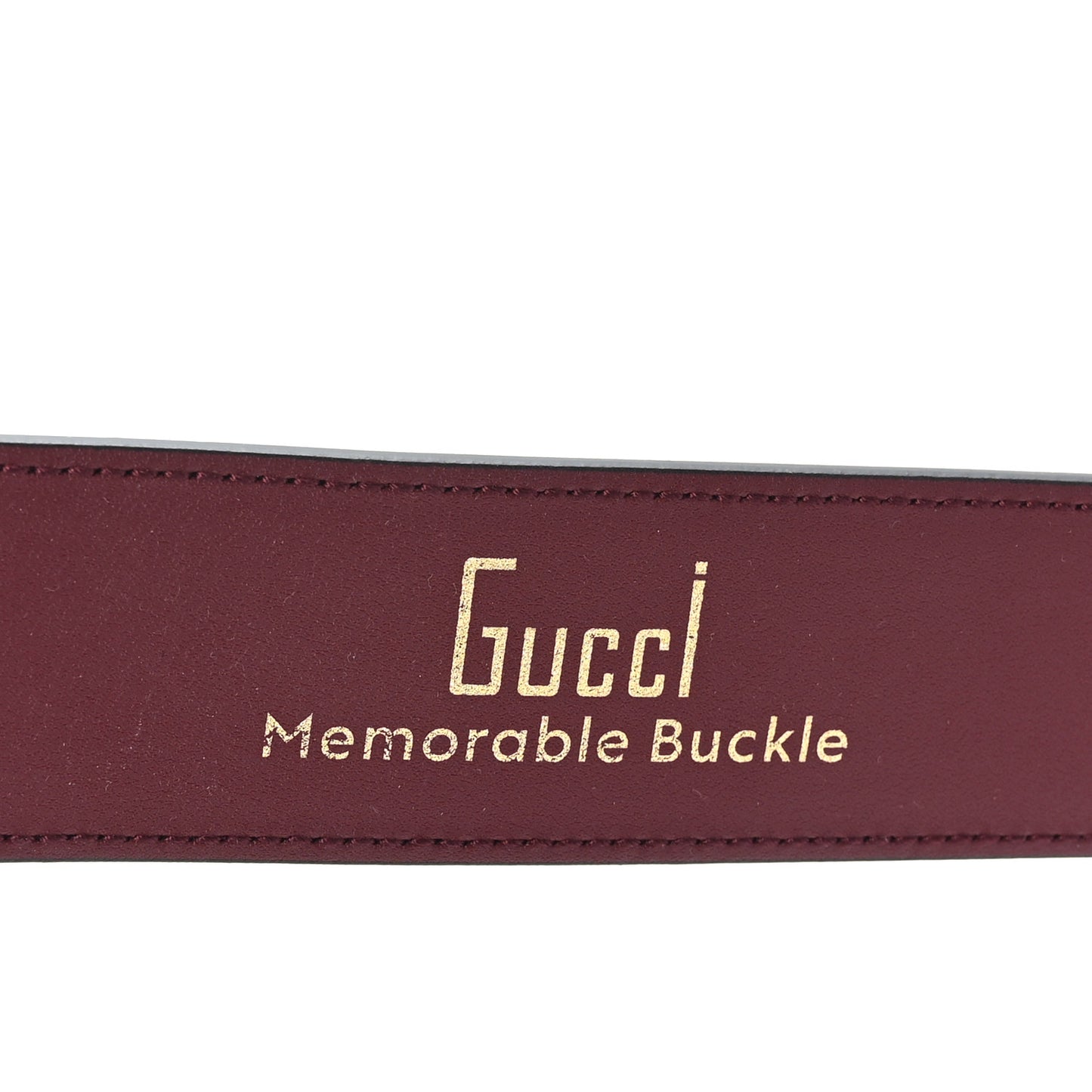 Ciny Lux Calfskin Patterned Double G 40mm Belt 85 34 Rubicund
