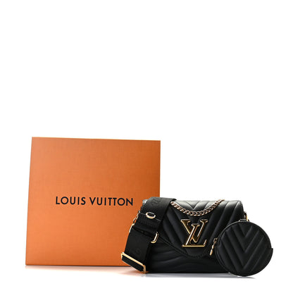 Louis Vuitton Calfskin New Wave Multi Pochette Black 11 of 11