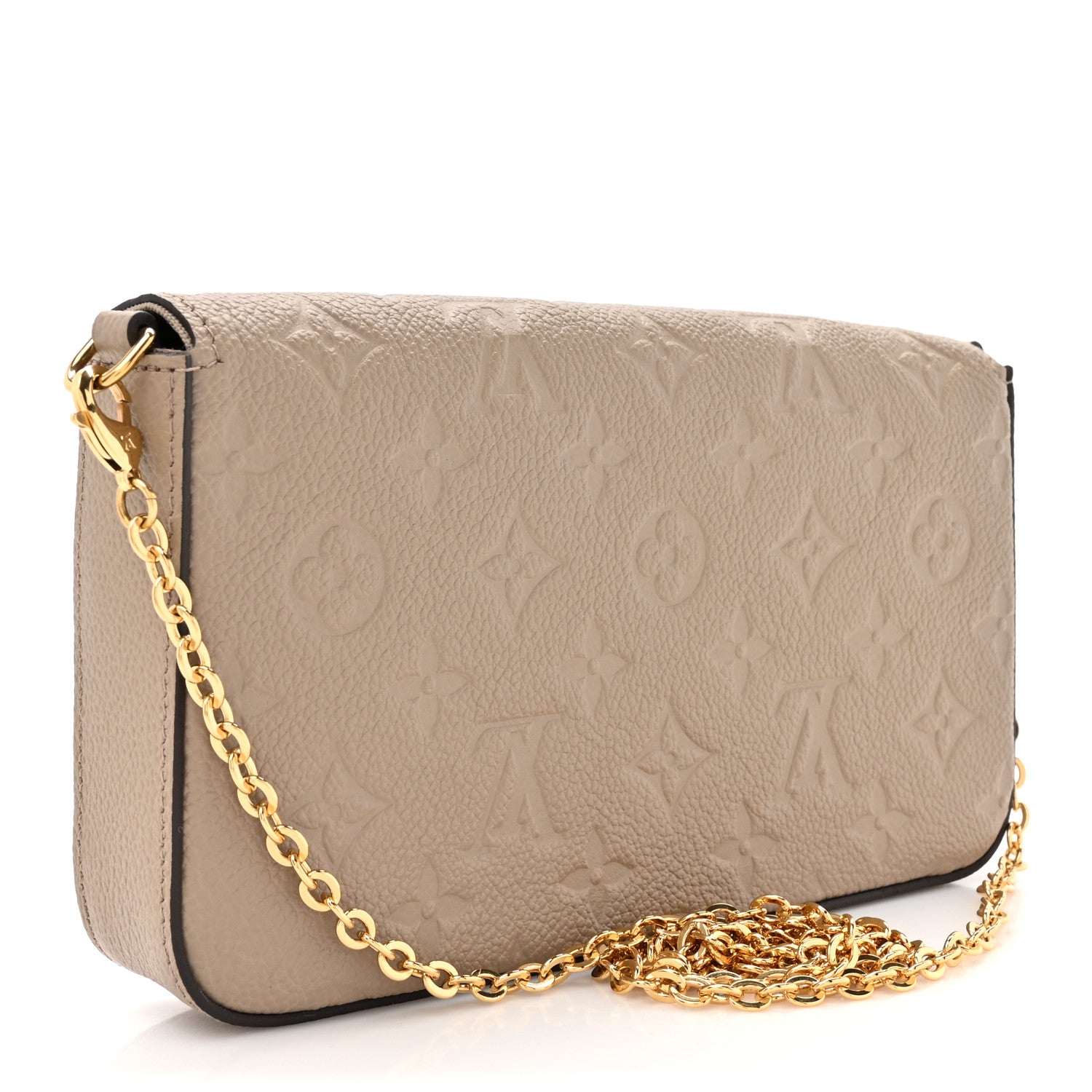 Louis Vuitton Empreinte Pochette Felicie Chain Wallet Tourterelle 4 of 13