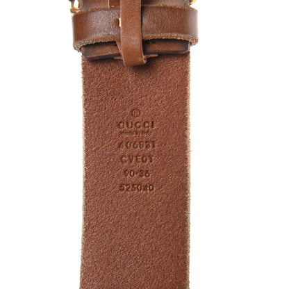 Gucci Faded Calfskin Double G 40mm Belt 90 36 Cuir 4 of 8