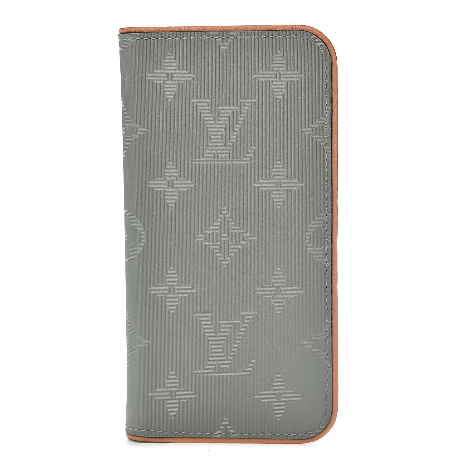 Louis Vuitton Monogram Titanium iPhone X Folio Case 1 of 8