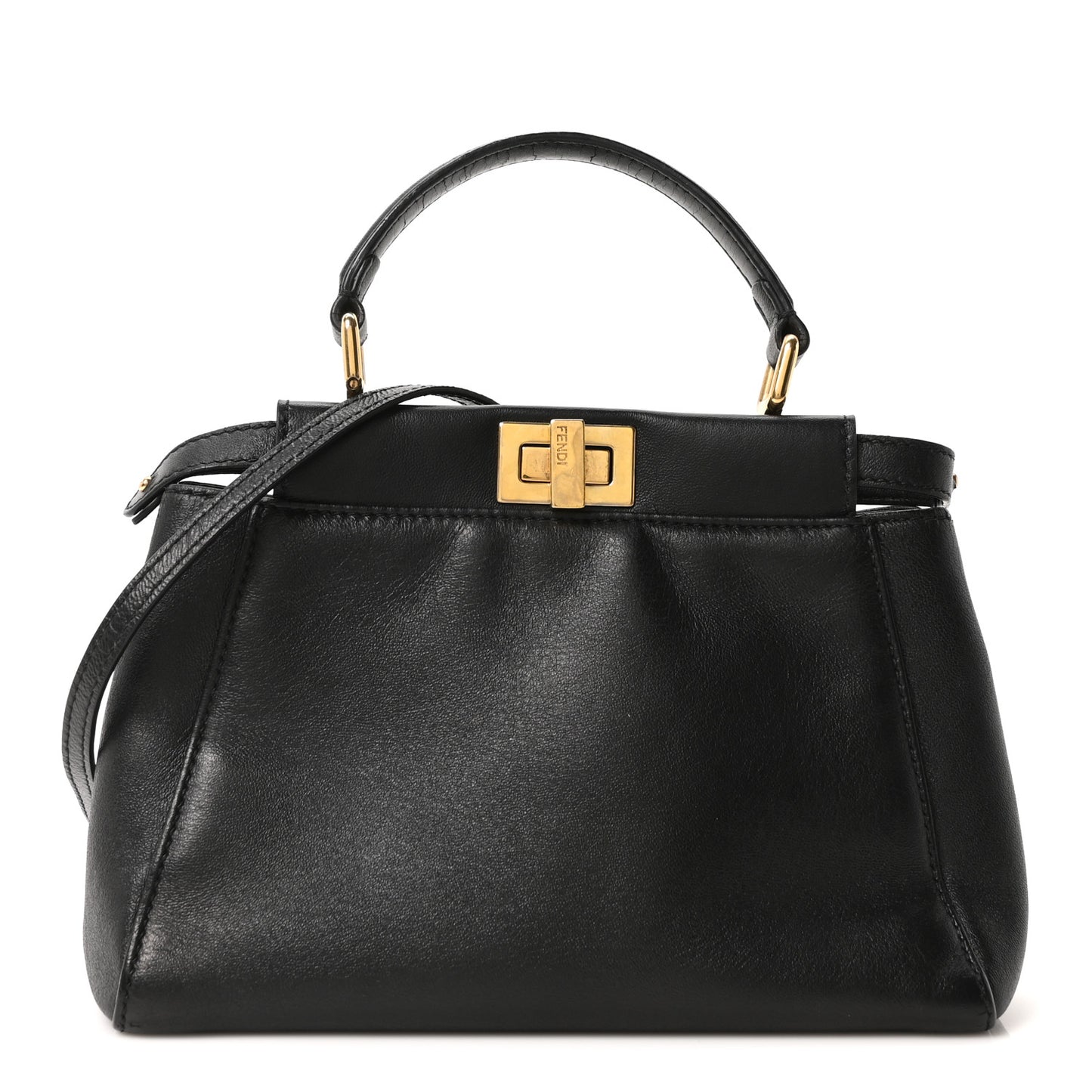 Nappa Mini Peekaboo Iconic Satchel Black