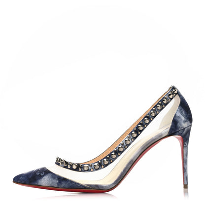Christian Louboutin Jeans Punk Galativi Spikes 85 Pumps 40 1 of 8