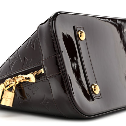 Louis Vuitton Vernis Alma PM Amarante 9 of 13