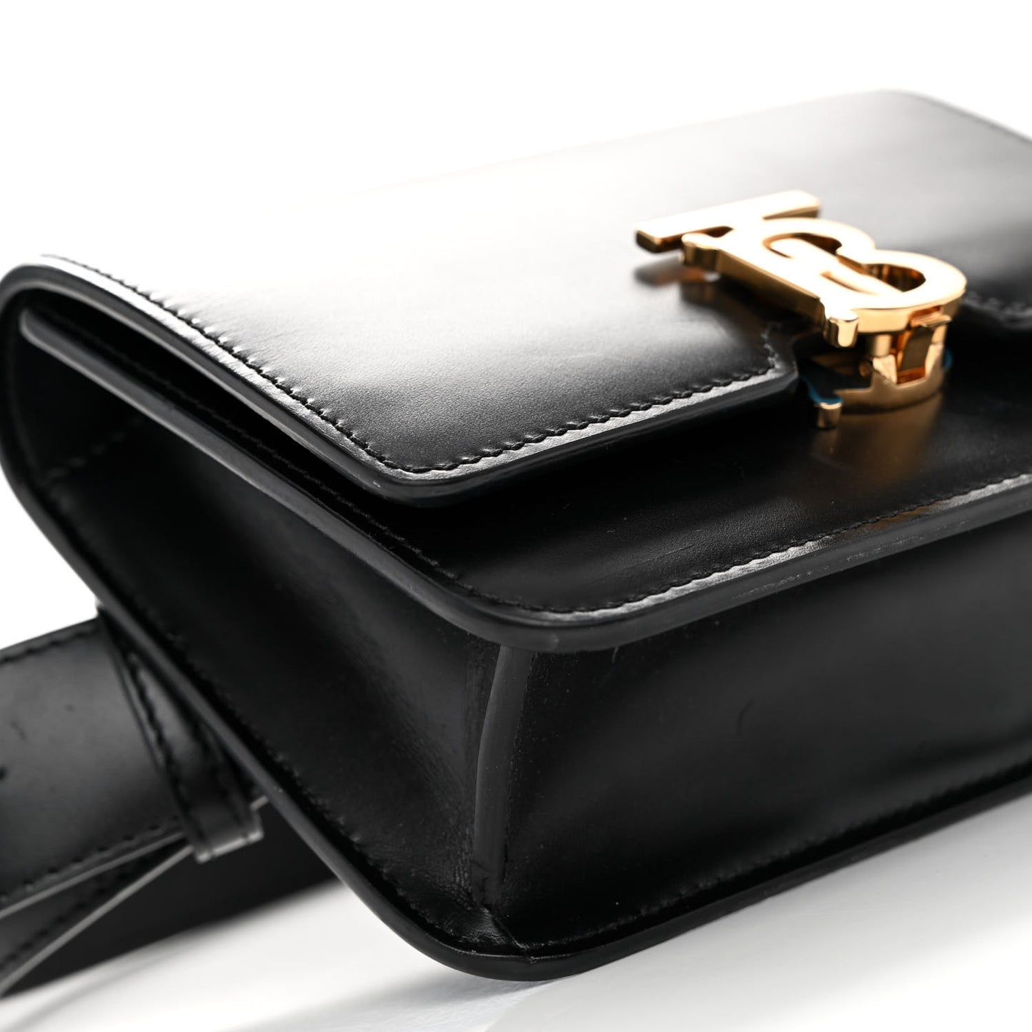 Calfskin TB Bum Bag Black