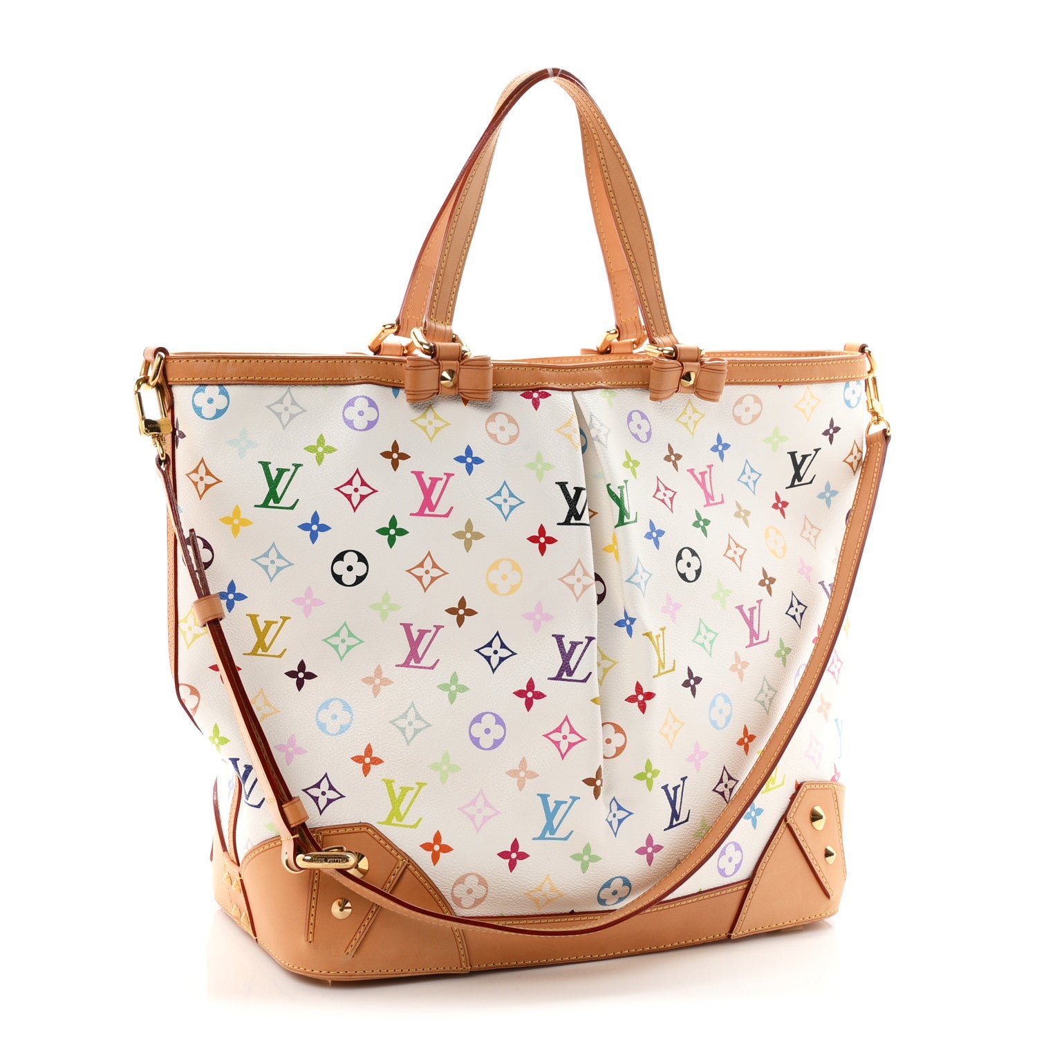 Louis Vuitton Monogram Multicolor Sharleen GM White 3 of 10