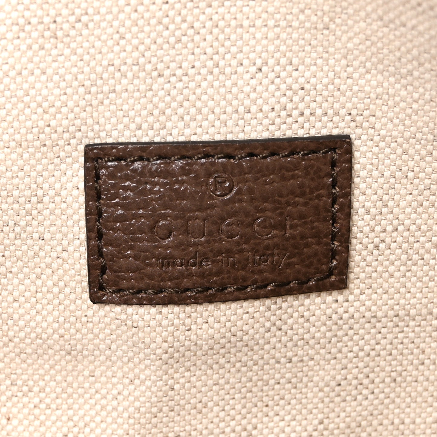 Monogram Jumbo GG Textured Dollar Calfskin Web Belt Bag Camel Ebony New Acero