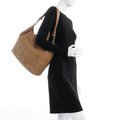 Givenchy Calfskin Ostrich Embossed Medium Nightingale Brown 3 of 14