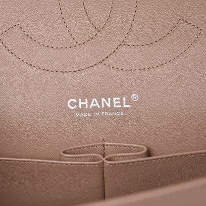 Chanel Caviar Quilted Jumbo Double Flap Dark Beige 6 of 9