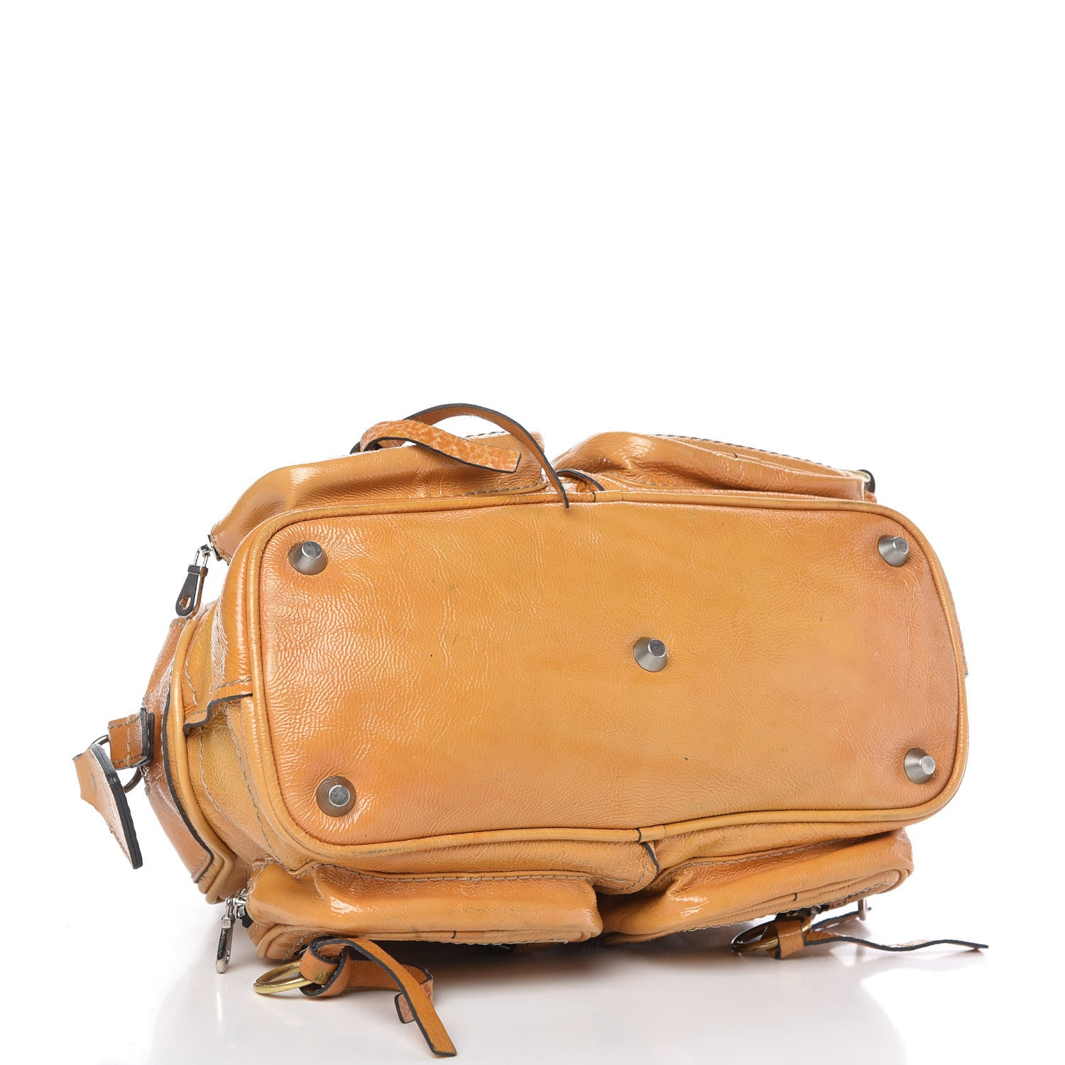 Chloe Crinkled Patent Betty Shoulder Bag Creme 4 of 10