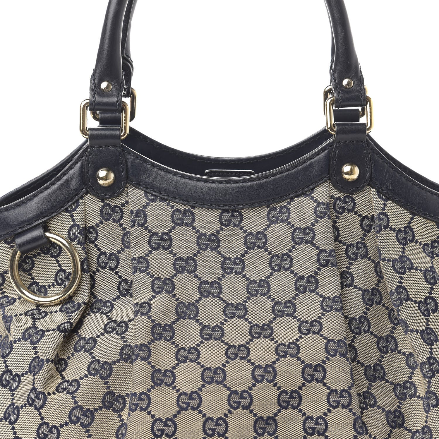 Gucci Monogram Medium Sukey Tote Navy 10 of 10