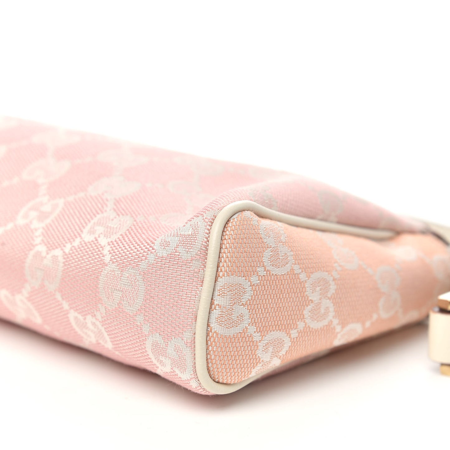 Monogram D Ring Cosmetic Case Pink