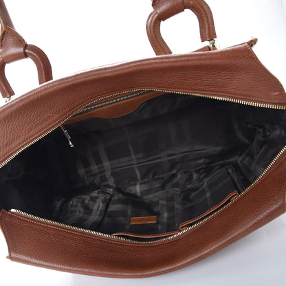 Burberry Quilted House Check Large Manor Tote Brown 5 of 15