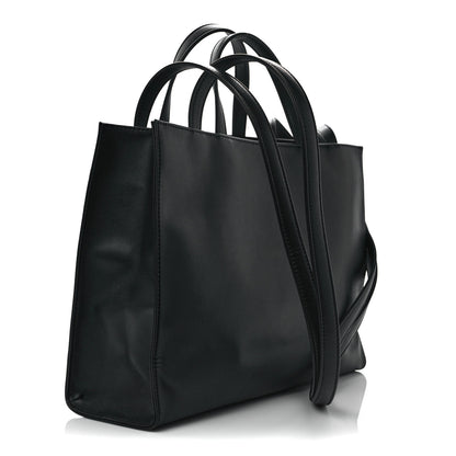 Telfar Vegan Leather Medium Shopping Bag Black 3 of 11