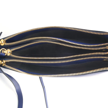 Celine Lambskin Small Trio Crossbody Bag Indigo 4 of 4