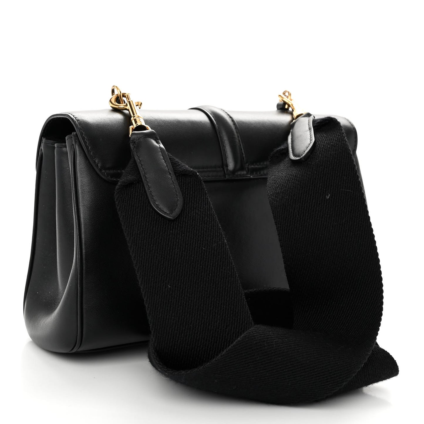 Smooth Calfskin Teen 16 Crossbody Bag Black
