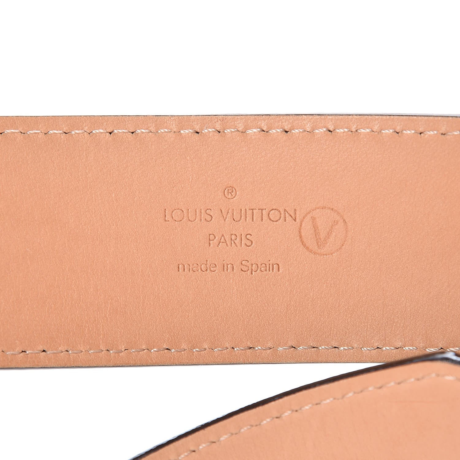 Louis Vuitton Vernis 40mm Fleur Belt 80 32 Amarante 4 of 8