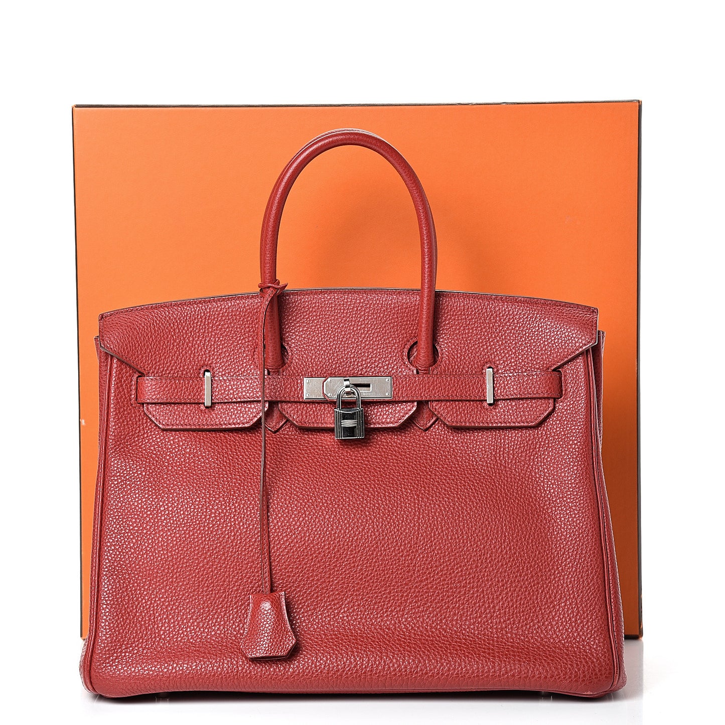 Togo Birkin 35 Rouge Casaque