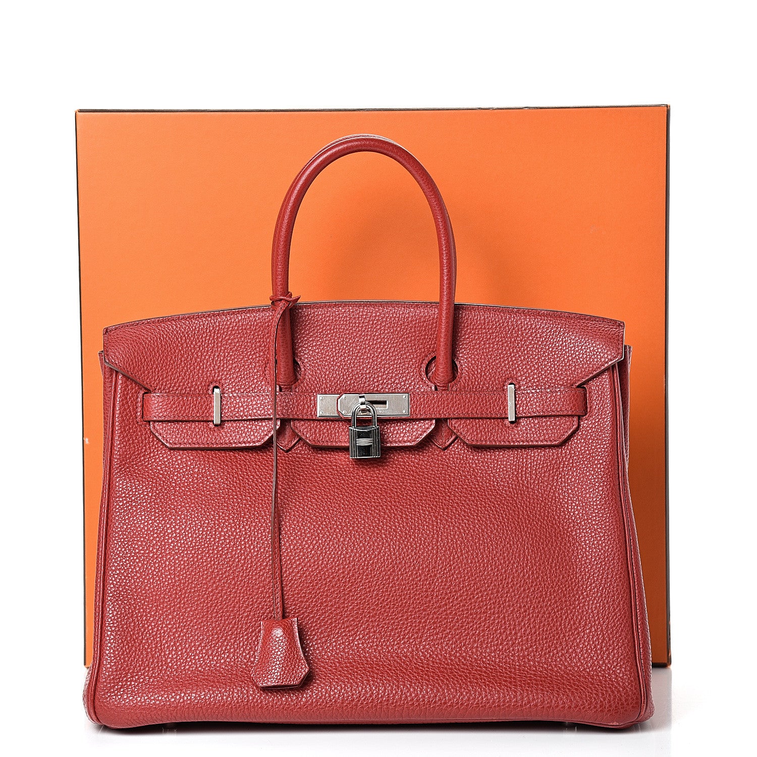Hermes Togo Birkin 35 Rouge Casaque 42 of 42