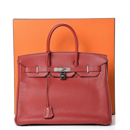 Hermes Togo Birkin 35 Rouge Casaque 42 of 42