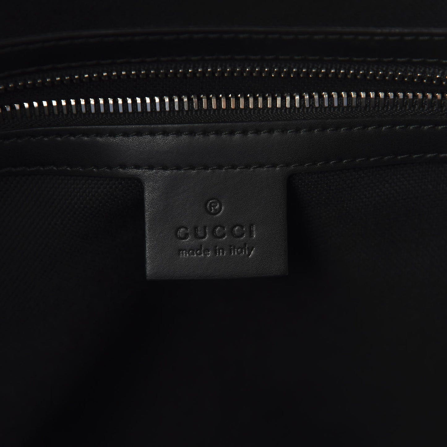 GG Supreme Monogram Web Tote Black Grey