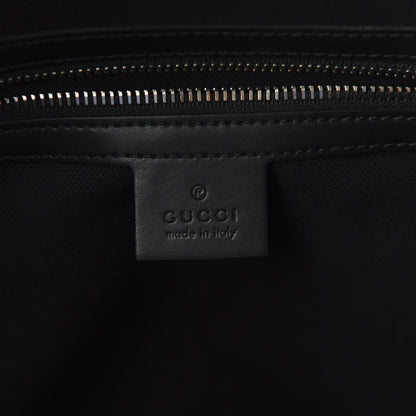 Gucci GG Supreme Monogram Web Tote Black Grey 7 of 11