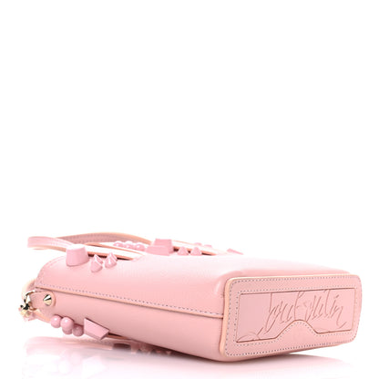 Christian Louboutin Calfskin Empire Spike Studded Mini North South Cabata Tote Rosy 4 of 10