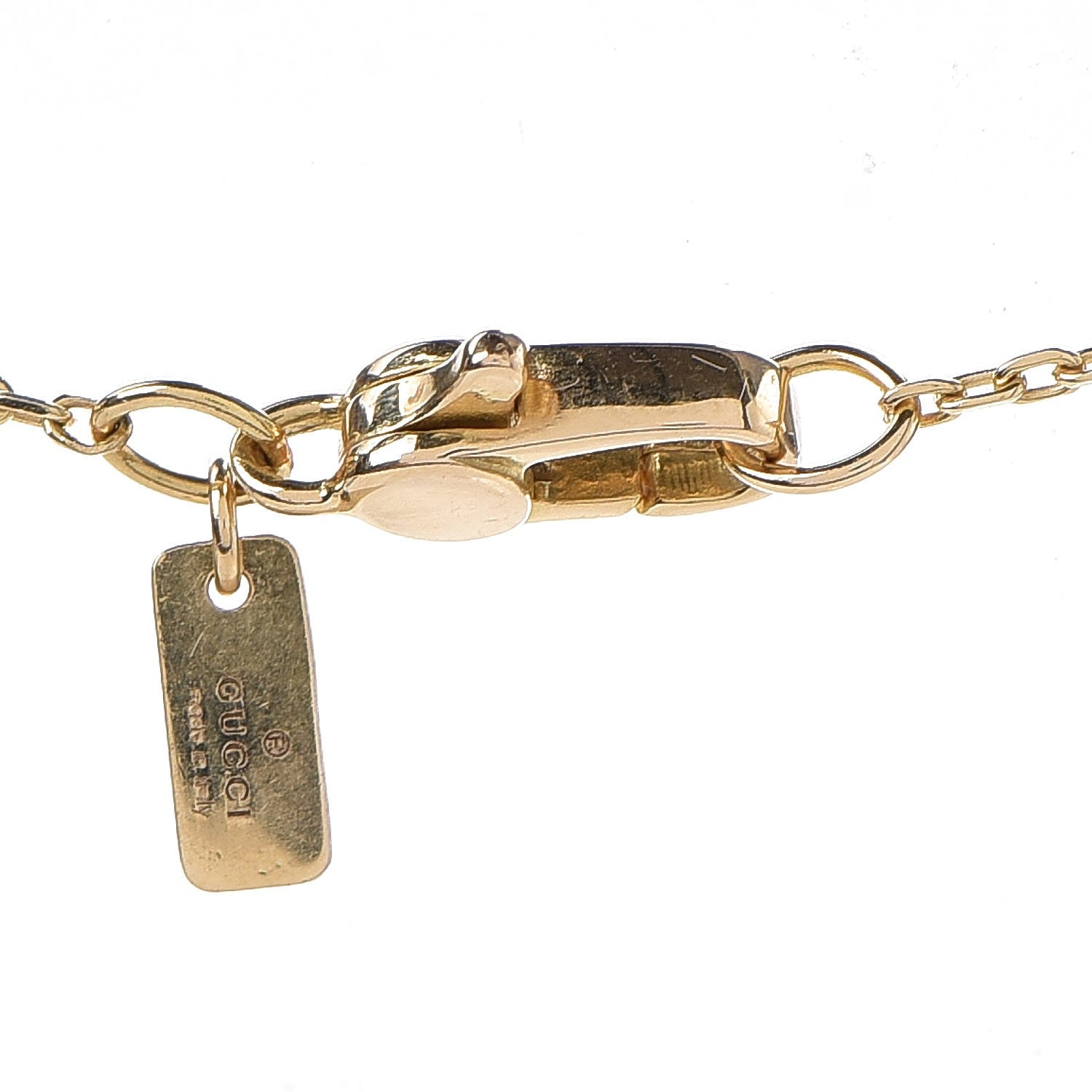 Gucci 18K Yellow Gold Icon Twirl Pendant Necklace 6 of 6