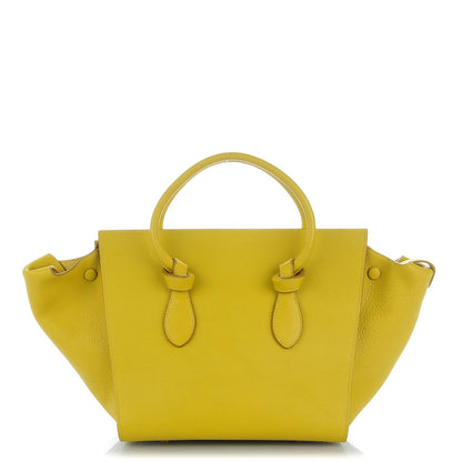 Celine Crisped Calfskin Mini Tie Knot Tote Chartreuse 1 of 7