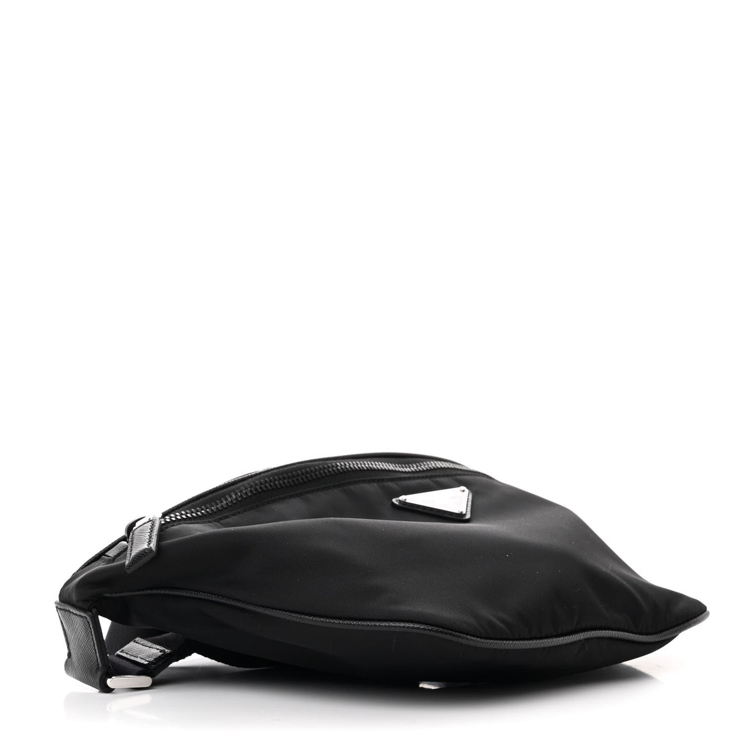 Re-Nylon Saffiano Belt Bag Black