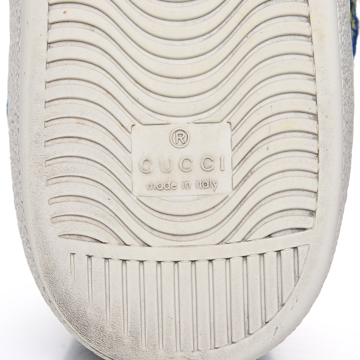Gucci Velvet Web Dragon Embroidered Mens Ace Sneakers 10.5 Blue 9 of 10